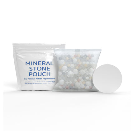 2X Alkaline Mineral Maker Stone Pouch Water Filter Pad Replacement Ceramic Balls 3