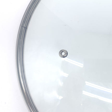 KOMAN Stainless Steel Glass Lid with Bakelite Handle - 26cm 3
