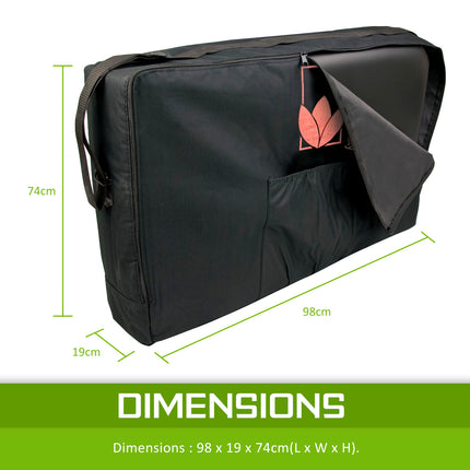 Massage Table Bed Portable Carry Bag 70cm BLACK 4
