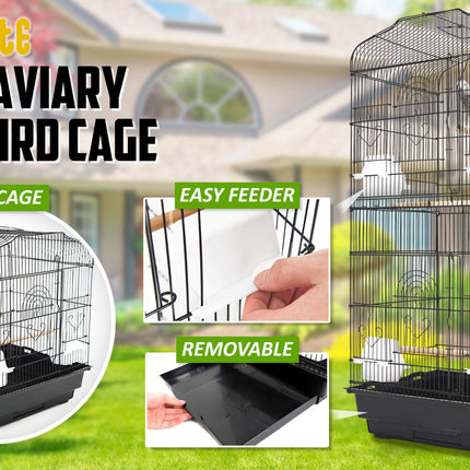 Bird Cage Parrot Aviary 2IN1 Design VEER 92cm 2
