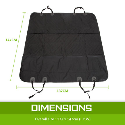 XXL Pet Dog Car Boot Seat Cover Waterproof Mat BLACK 11