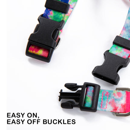 Dog Double-Lined Straps Harness Adjustable M SWEET GREEN 6