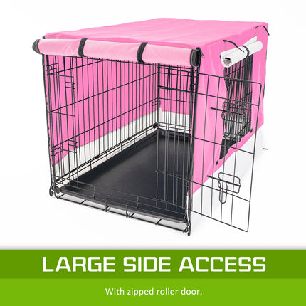 Cage Cover Enclosure for Wire Dog Cage Crate 36in PINK 6