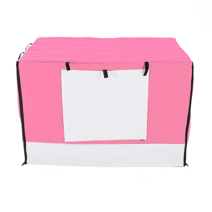 Cage Cover Enclosure for Wire Dog Cage Crate 36in PINK 10