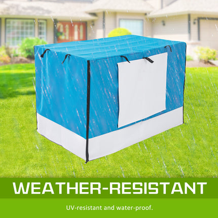Cage Cover Enclosure for Wire Dog Cage Crate 48in BLUE 4