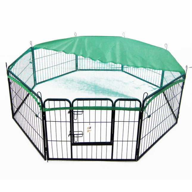 Net Cover Green for Pet Playpen Dog Cage 32in 2