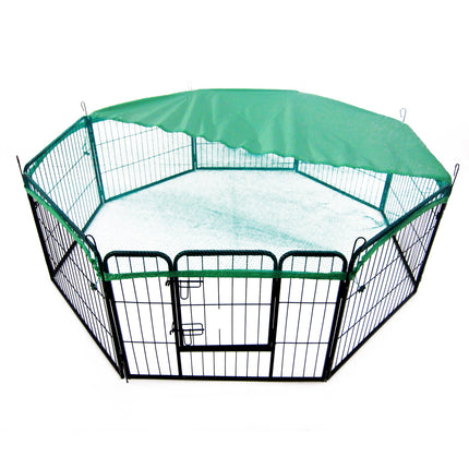 Net Cover Green for Pet Playpen Dog Cage 32in 3