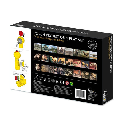 Dinosaur Projector and 3 Toy Figures Play Set - Kids STEM Learning Set 3