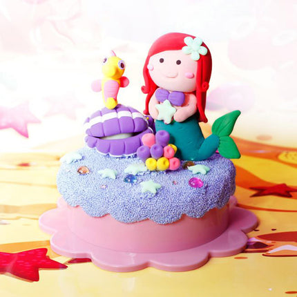 Colorato Mermaid Glow Set - Glow-in-the-Dark Super Clay DIY Craft Kit for Kids 2