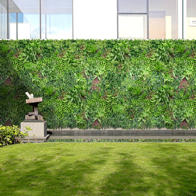 YES4HOMES 1 SQM Artificial Plant Wall Grass Panels Vertical Garden Foliage Tile Fence 1X1M 2