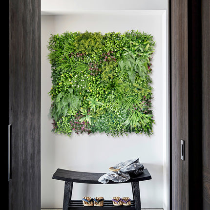 YES4HOMES 1 SQM Artificial Plant Wall Grass Panels Vertical Garden Foliage Tile Fence 1X1M 3
