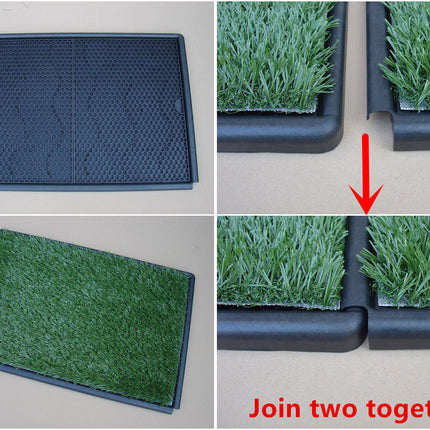 YES4PETS Indoor Dog Puppy Toilet Grass Potty Training Mat Loo Pad 126 x 63 cm 6