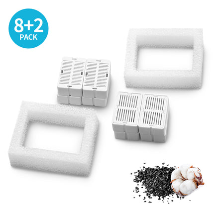 YES4PETS 32 x Pet Dog Cat Fountain Filter Replacement Activated Carbon Exchange Filtration System Automatic Water Dispenser Compatible 6