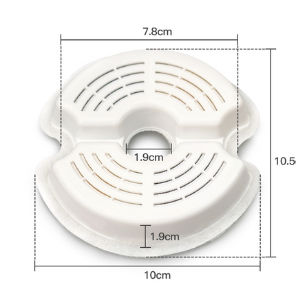 YES4PETS 24x Pet Dog Cat Fountain Filter Replacement Activated Carbon Ion Exchange Triple Filtration System Automatic 3