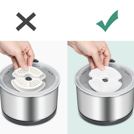 YES4PETS 24x Pet Dog Cat Fountain Filter Replacement Activated Carbon Ion Exchange Triple Filtration System Automatic 4