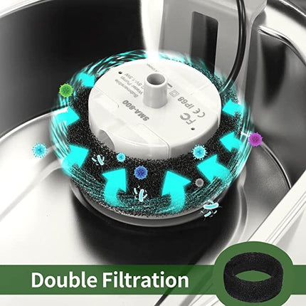 YES4PETS 24 x Pet Dog Cat Fountain Filter Replacement Activated Carbon Exchange Filtration System 4