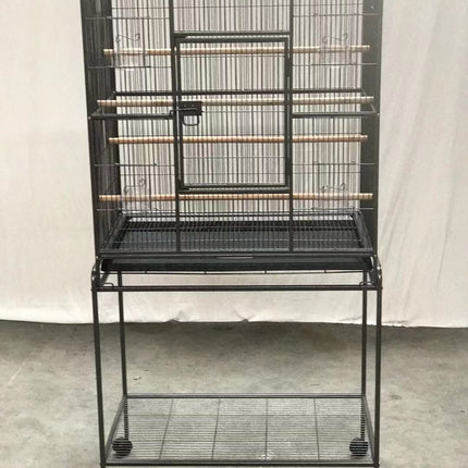 YES4PETS 161 cm Bird Cage Parrot Aviary Pet Stand-alone Budgie Perch Castor Wheels 2