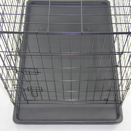 YES4PETS 24' Portable Foldable Dog Cat Rabbit Collapsible Crate Pet Cage with Blue Cover 6