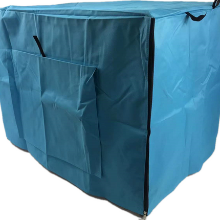 36' Portable Foldable Dog Cat Rabbit Collapsible Crate Pet Cage with Cover Blue 2
