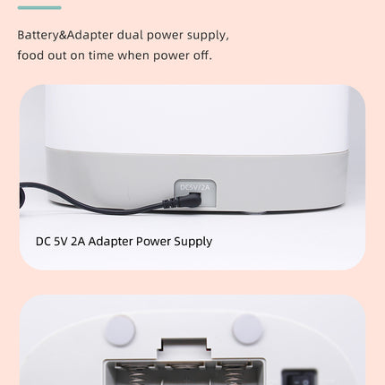 Smart Automatic Pet Dog Cat Rabbit Feeder Smartphone Camera APP for iPhone Android 5
