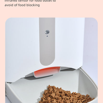 Smart Automatic Pet Dog Cat Rabbit Feeder Smartphone Camera APP for iPhone Android 7