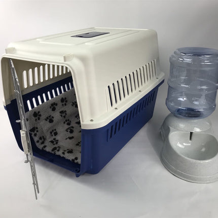 YES4PETS XL Dog Puppy Cat Crate Pet Carrier Cage W Mat & Water Dispenser 72x53x53cm 3