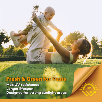 YES4HOMES Premium Synthetic Turf 30mm 1m x 4m Artificial Grass Fake Turf Plants Plastic Lawn 2