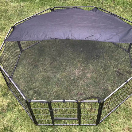 YES4PETS 60 cm Heavy Duty Pet Dog Puppy Cat Rabbit Exercise Playpen Fence With Cover 2