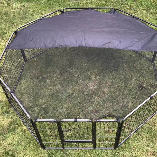 YES4PETS 60 cm Heavy Duty Pet Dog Puppy Cat Rabbit Exercise Playpen Fence With Cover 2