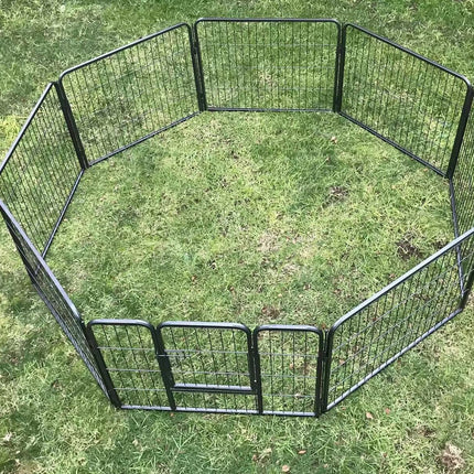 YES4PETS 60 cm Heavy Duty Pet Dog Puppy Cat Rabbit Exercise Playpen Fence With Cover 3