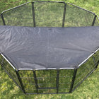 YES4PETS 80 cm Heavy Duty Pet Dog Puppy Cat Rabbit Exercise Playpen Fence With Cover