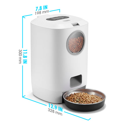 YES4PETS 4.5L Visible Automatic Digital Pet Dog Cat Feeder Food Bowl Dispenser 2