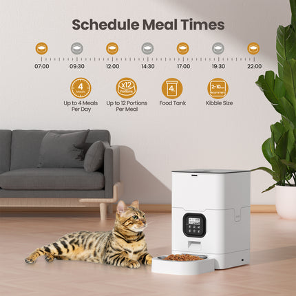 YES4PETS 6L Automatic Digital Pet Dog Cat Feeder Food Bowl Dispenser 2