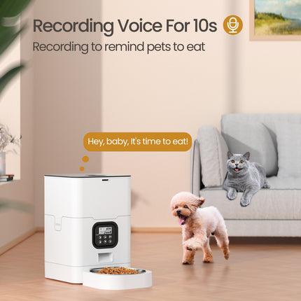 YES4PETS 6L Automatic Digital Pet Dog Cat Feeder Food Bowl Dispenser 3