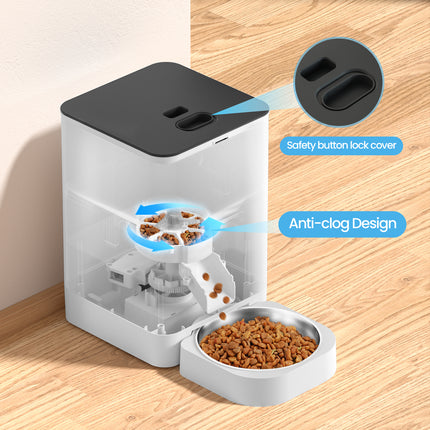 YES4PETS 6L Automatic Digital Pet Dog Cat Feeder Food Bowl Dispenser 6