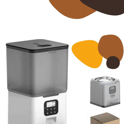 YES4PETS 5.6L Visible Automatic Digital Pet Dog Cat Feeder Food Bowl Dispenser 2