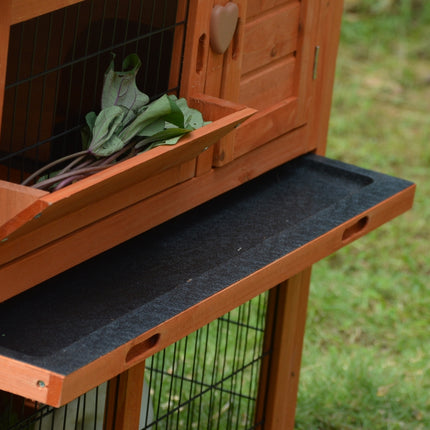 YES4PETS Double Storey Rabbit Hutch Guinea Pig Cage , Ferret cage W Pull Out Tray 5