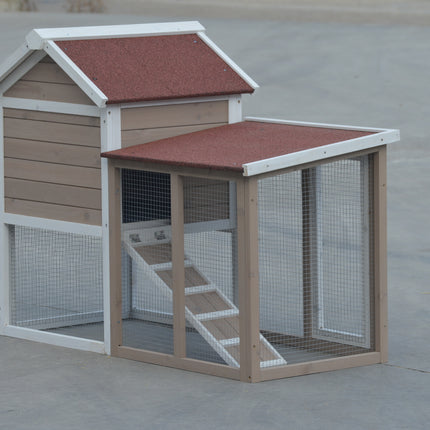 YES4PETS Rabbit Hutch Small  Ferret Guinea Pig Cage Hen Chook Cat Kitten House 5