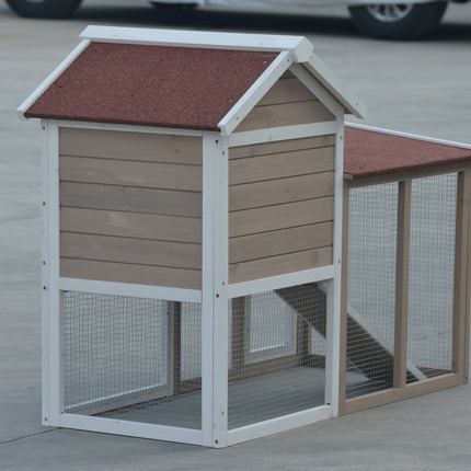 YES4PETS Rabbit Hutch Small  Ferret Guinea Pig Cage Hen Chook Cat Kitten House 7