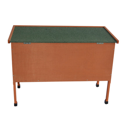 YES4PETS Large Single Wooden Pet Rabbit Hutch Guinea Pig Ferret Cage 3