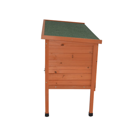 YES4PETS Large Single Wooden Pet Rabbit Hutch Guinea Pig Ferret Cage 4