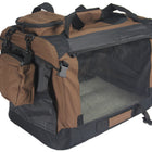 YES4PETS Large Fordable Pet Dog Puppy Soft Crate With Curtain-Brown