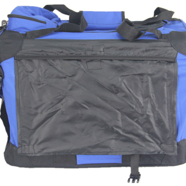 YES4PETS XXL Foldable Soft Dog Cat Puppy Crate Carrier With Curtain-Blue 2