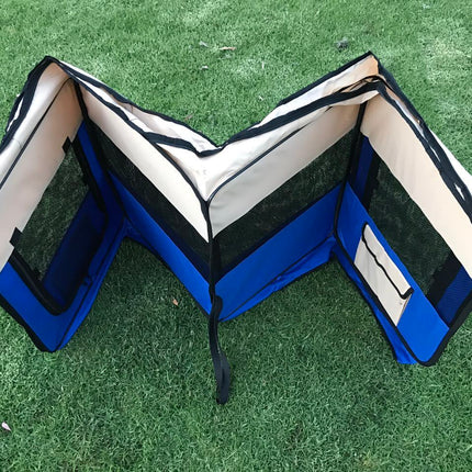 YES4PETS Medium Blue Pet Dog Cat Dogs Puppy Rabbit Tent Soft Playpen 4