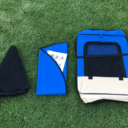 YES4PETS Medium Blue Pet Dog Cat Dogs Puppy Rabbit Tent Soft Playpen 5