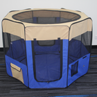 YES4PETS 98 cm High Foldable XL Blue Dog Puppy Cat Cage Soft Playpen Rabbit Enclosure
