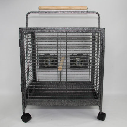 YES4PETS Small Bird Transport Budgie Cage Parrot Aviary Carrier With Wheel 5
