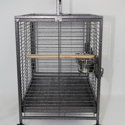YES4PETS Small Bird Transport Budgie Cage Parrot Aviary Carrier With Wheel 6