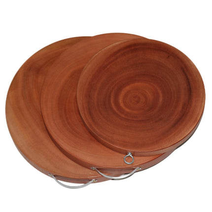 YES4HOMES 3 Natural Hardwood Hygienic Kitchen Cutting Wooden Chopping Board Round 2