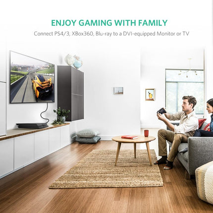 UGREEN 10136 HDMI To DVI 24+1 Cable 3M 2